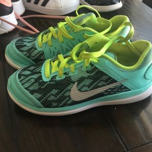 A youth girls size 13 nike shoe